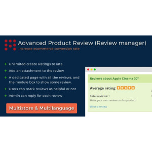 Advanced Product Review (Review manager)
