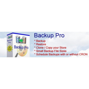 Backup Pro для Opencart 2.0