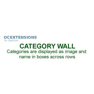 Модуль Стіна категорій / Category Wall OpenCart 2.x 3.x