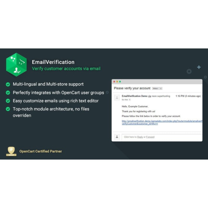 EmailVerification – Activate New Registered Account by Email