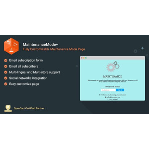 MaintenanceMode+ – Fully customizable maintenance mode page
