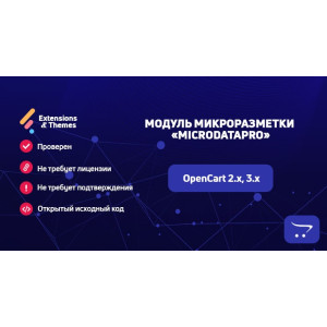 MicrodataPRO – модуль мікророзмітки для OpenCart