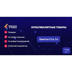 Мультивалютні товари для OpenCart