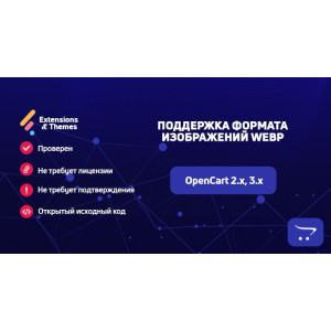 Підтримка формату зображень WebP для OpenCart