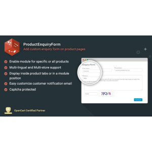 ProductEnquiryForm – Add custom enquiry form on product pages