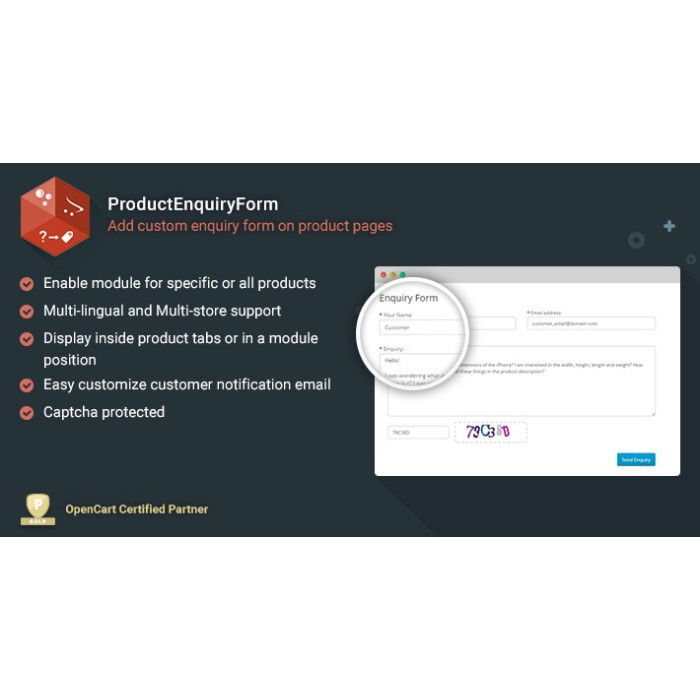 ProductEnquiryForm – Add custom enquiry form on product pages