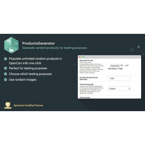 ProductsGenerator – Populate Random Products in your Store
