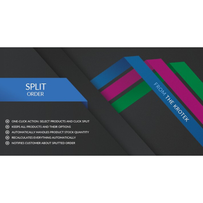 Split Order OpenCart
