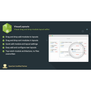 VisualLayouts – Drag and Drop Module Layout Editor / Редактор компонування